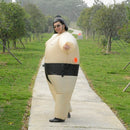 Adult Inflatable Sumo Costume Halloween Christmas Festival Party Carnival Inflated Clothes Wrestler Costumes
