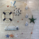Decorative Life Ring Buoy Home Wall Door Hangings Decor, Diameter: 7cm / 14cm(Blue)