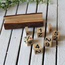 2 PCS Creative Wooden Cubes Perpetual Calendar Desk Decorations, Size: 12*5.5*4.5cm