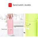 Creative 5 in 1 Portable Gargle Cup Shampoo Sub-Bottle Comb Make-up Mirror Travel Wash Kits, Standard Sets(Blue)
