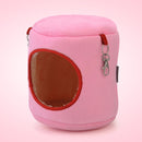 Flannel Cylinder Pet House Warm Hamster Hammock Hanging Bed Small Pets Nest, XL, Size:21*21*21cm(Pink)