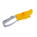 Cute Duck Mouth Shape Silicone Muzzle for Pet Dog, Size: M (Yellow)