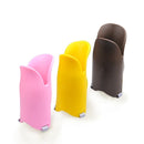 Cute Duck Mouth Shape Silicone Muzzle for Pet Dog, Size: M (Yellow)
