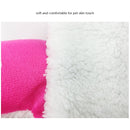 Strawberry Shaped Foldable Short Plush Pet House Nest, Size: S(Pink)
