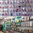 50 PCS Supermarket Clothing Shop Pegboard Slat Wall Hook Shelf Hole Plate, Hole Pitch: 2.5cm, Length: 15cm, Wire Diameter: 3.3mm