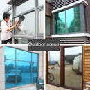 UV Reflective One Way Privacy Decoration Glass Window Film Sticker, Width: 90cm, Length: 1m(Silver)