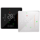 BHT-006GCLW 95-240V AC 5A Smart Home Heating Thermostat for EU Box, Control Boiler Heating with Only Internal Sensor, WiFi (Black)