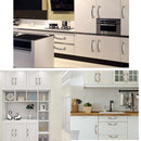 2 PCS 5027-128 Gold Imitated Zinc Alloy Ceramic Handle for Cabinet Wardrobe Drawer Door, Hole Spacing: 128mm