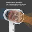 Original Xiaomi Youpin Zhibai 1800W Hair Dryer Mini Portable Anion 1800W 2 Speed Temperature Blow Dryer, US Plug(White)