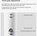 Original Xiaomi Youpin Zhibai 1800W Hair Dryer Mini Portable Anion 1800W 2 Speed Temperature Blow Dryer, US Plug(White)