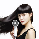 Original Xiaomi Youpin Zhibai 1800W Hair Dryer Mini Portable Anion 1800W 2 Speed Temperature Blow Dryer, US Plug(White)