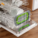 kn003 Household RetractableFruit and Vegetable Water Filter Basket Washing Basket (Green)