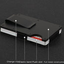 Slim Wallet Money Clip Credit Card Holder, Random Color