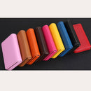 2 PCS Premium PU Leather Business Name Card Case with Magnetic Closure , Size: 10*6.5*1.7cm(Red)