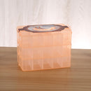 Large Storage Box Three Layer Large 36 Slots Plastic Craft Accessories Beards Jewelry Storage Box Container Home Organizer(Orange)