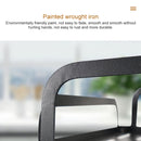 Kitchen Double Layers Magnetic Refrigerator Rack Storage Holder (Black)