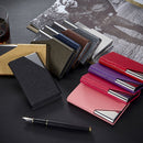 2 PCS Oracle bone texture Business Card Holder Wallet Credit Card ID Case Holder, Random Color