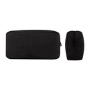Simple Multi-functional Digital Device Travel Storage Bag for Phones, Power Bank, U-disk, Earphones, Data Cable and etc, Small Size: 16*11*5cm(Black)