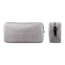 Simple Multi-functional Digital Device Travel Storage Bag for Phones, Power Bank, U-disk, Earphones, Data Cable and etc, Small Size: 16*11*5cm(Grey)
