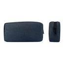 Simple Multi-functional Digital Device Travel Storage Bag for Phones, Power Bank, U-disk, Earphones, Data Cable and etc, Small Size: 16*11*5cm(navy)