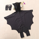 Halloween Costume Children Jumpsuit Bat Style Cosplay Costumes Stage Suit Size:M, Suggested Height:115-130cm