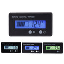 H6133 12V-84V Lead-acid Battery Voltage Tester Percentage Voltmeter Gauge Lithium Battery Status Monitor(Blue Light)