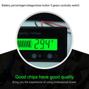 H5 12V-48V Lead-acid Battery Voltage Tester Percentage Voltmeter Gauge Lithium Battery Status Monitor(Blue Light)