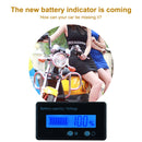 H5 12V-48V Lead-acid Battery Voltage Tester Percentage Voltmeter Gauge Lithium Battery Status Monitor(White Light)