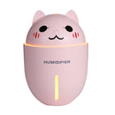 2W Creative Mini Portable Cute Pet Shape Mute Desktop Air Humidifier with Extended USB Port, Capacity: 320ml, DC 5V(Pink)