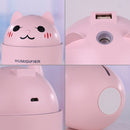 2W Creative Mini Portable Cute Pet Shape Mute Desktop Air Humidifier with Extended USB Port, Capacity: 320ml, DC 5V(Pink)