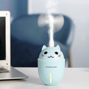 2W Creative Mini Portable Cute Pet Shape Mute Desktop Air Humidifier with Extended USB Port, Capacity: 320ml, DC 5V(Blue)