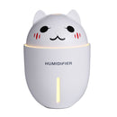 2W Creative Mini Portable Cute Pet Shape Mute Desktop Air Humidifier with Extended USB Port, Capacity: 320ml, DC 5V(White)