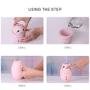 2W Creative Mini Portable Cute Pet Shape Mute Desktop Air Humidifier with Extended USB Port, Capacity: 320ml, DC 5V(White)
