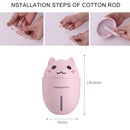 2W Creative Mini Portable Cute Pet Shape Mute Desktop Air Humidifier with Extended USB Port, Capacity: 320ml, DC 5V(White)