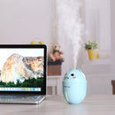 2W Creative Mini Portable Cute Pet Shape Mute Desktop Air Humidifier with Extended USB Port, Capacity: 320ml, DC 5V(White)