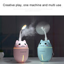 2W Creative Mini Portable Cute Pet Shape Mute Desktop Air Humidifier with Extended USB Port, Capacity: 320ml, DC 5V(White)