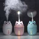 2W Creative Mini Portable Cute Pet Shape Mute Desktop Air Humidifier with Extended USB Port, Capacity: 320ml, DC 5V(Pink)