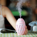 Creative Mini Olivine Shape Portable Mute Desktop Air Humidifier with , Capacity: 320ml, DC 5V(Pink)