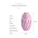 Creative Mini Olivine Shape Portable Mute Desktop Air Humidifier with , Capacity: 320ml, DC 5V(Pink)