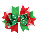 6 PCS Swallowtail Butterfly Knot Christmas Hairpin Christmas Headdress for Children