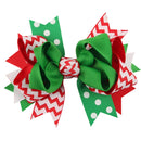 6 PCS Swallowtail Butterfly Knot Christmas Hairpin Christmas Headdress for Children
