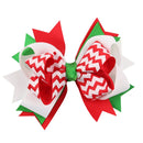 6 PCS Swallowtail Butterfly Knot Christmas Hairpin Christmas Headdress for Children