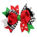 6 PCS Swallowtail Butterfly Knot Christmas Hairpin Christmas Headdress for Children