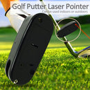 Golf Putter Laser Sight Corrector Golf Training Accessories (Black)