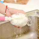 10 PCS Removable Handle Sponge Cleaning Cup Brushes Wash Cup Brush for Glass Milk Bottle / Coffee Cup / Glass Cup, Size: 25.5x6cm, Random Color Delivery