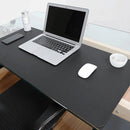 Multifunction Business Double Sided PU Leather Mouse Pad Keyboard Pad Table Mat Computer Desk Mat, Size: 90 x 45cm(Black Red)