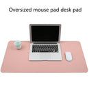 Multifunction Business PU Leather Mouse Pad Keyboard Pad Table Mat Computer Desk Mat, Size: 120 x 60cm(Black)