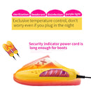 Multifunctional Household Cartoon Dehumidification Deodorization Shoe Warmer Dryer with Lighting, US Plug(Yellow)