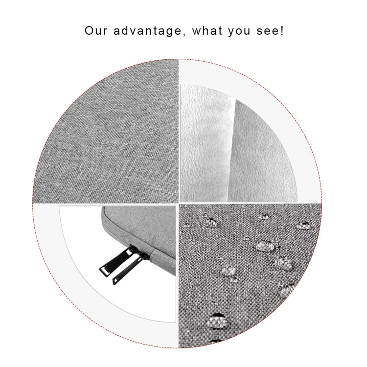 Universal Wearable Oxford Cloth Soft Business Inner Package Laptop Tablet Bag, For 13 inch and Below Macbook, Samsung, Lenovo, Sony, DELL Alienware, CHUWI, ASUS, HP(Pink)