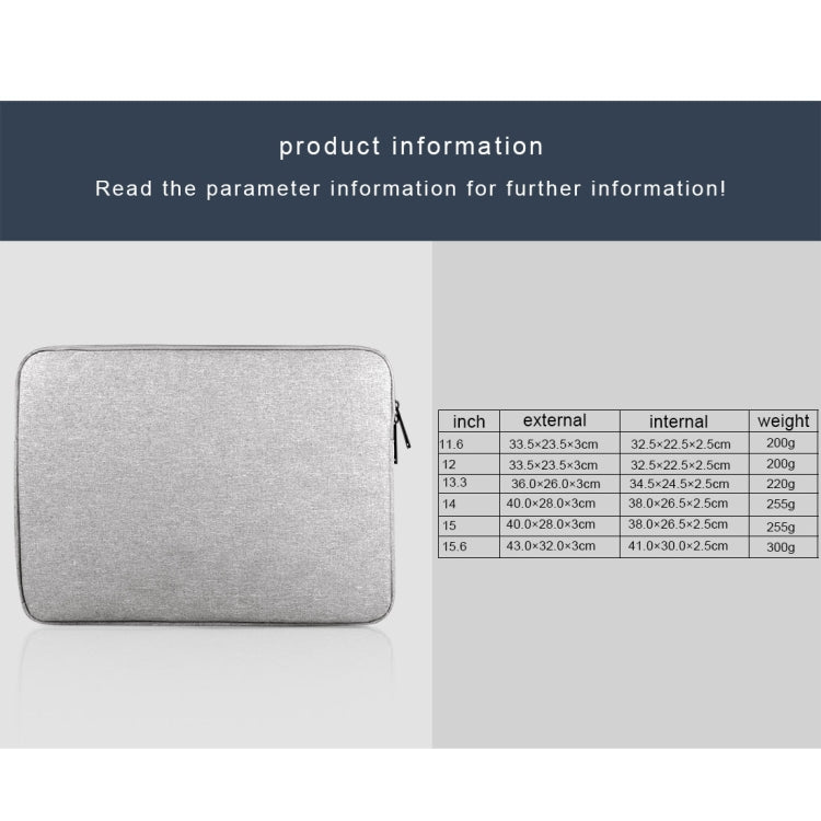 Universal Wearable Oxford Cloth Soft Business Inner Package Laptop Tablet Bag, For 15.6 inch and Below Macbook, Samsung, Lenovo, Sony, DELL Alienware, CHUWI, ASUS, HP (navy)